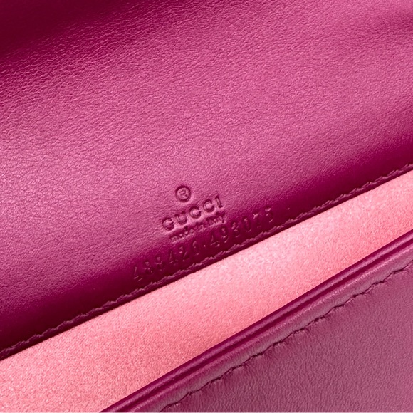 GUCCI Marmont Velvet super mini crossbody bag - Picture 4 of 12